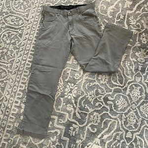 Light grey Wrangler relaxed fit pants.